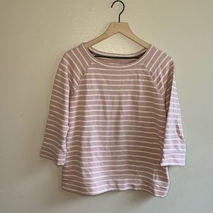 Boden Breton Stripe French Terry Sweatshirt